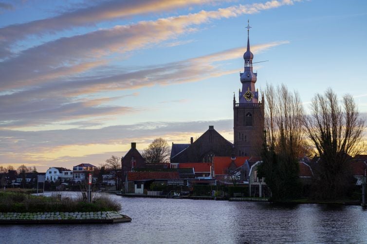 Zonsopkomst Rotterdam Overschie