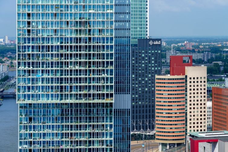 Architectuurfoto Kop van Zuid Rotterdam