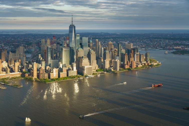 Mooiste luchtfoto Manhattan New York