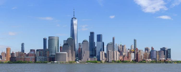 Mooiste skyline foto Manhattan New York