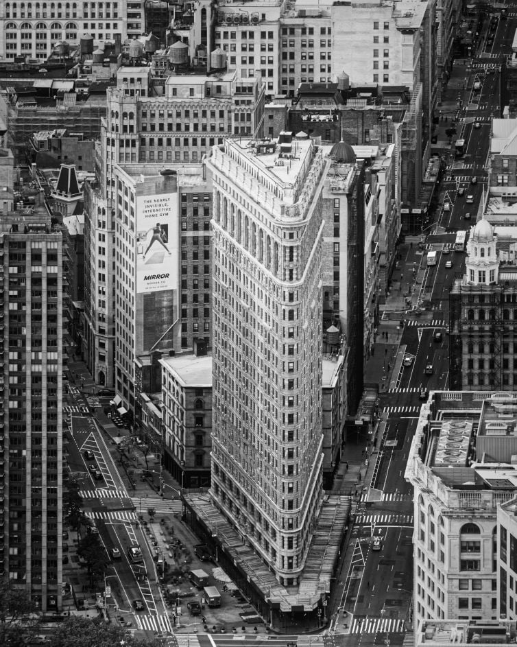 Mooiste zwart-wit foto Flatiron New York