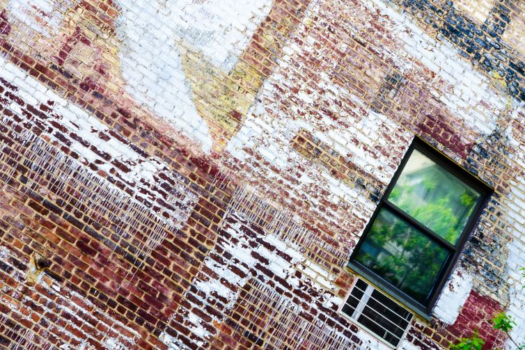 Oude gebouwen High Line New York