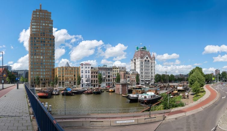 Panoramafoto Rotterdam Oude Haven