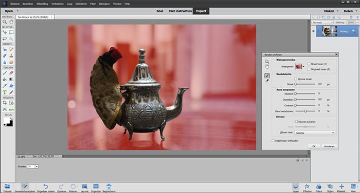 Photoshop Elements - Onderwerpen selecteren