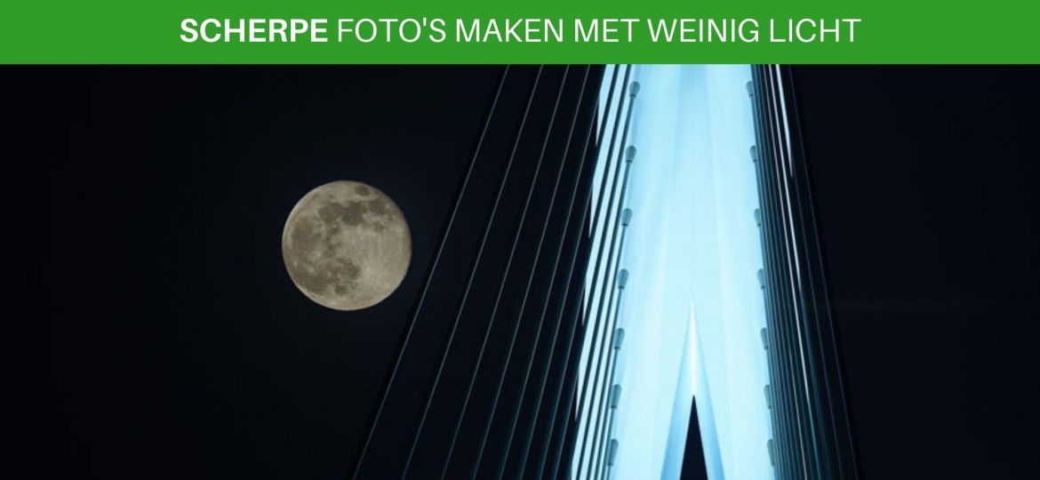 Scherpe foto's maken bij weinig licht