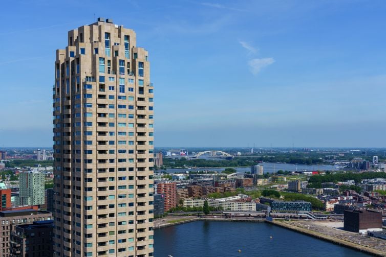 Skyline foto Rotterdam met New Orleans