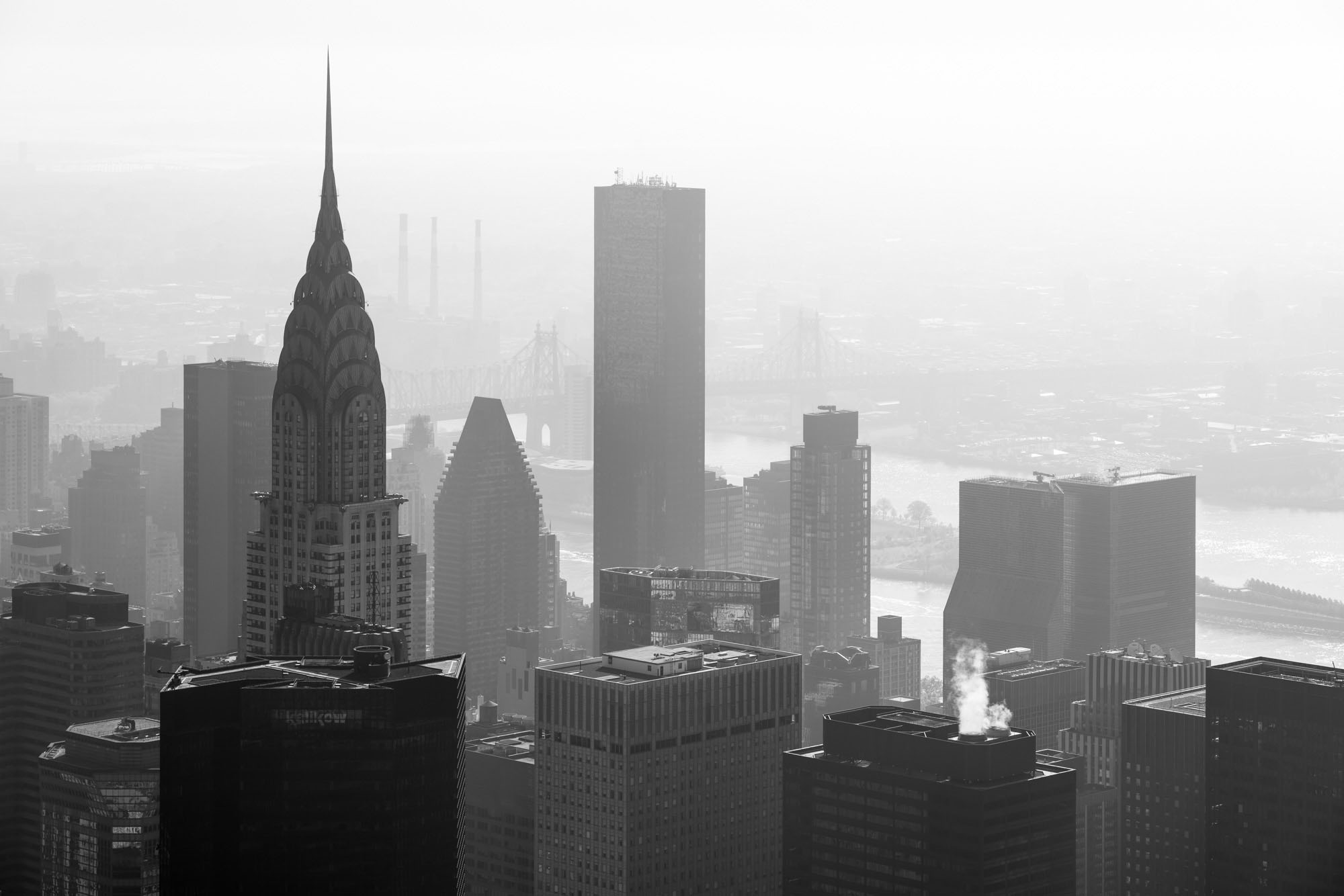 Skyline New York met Chrysler Building