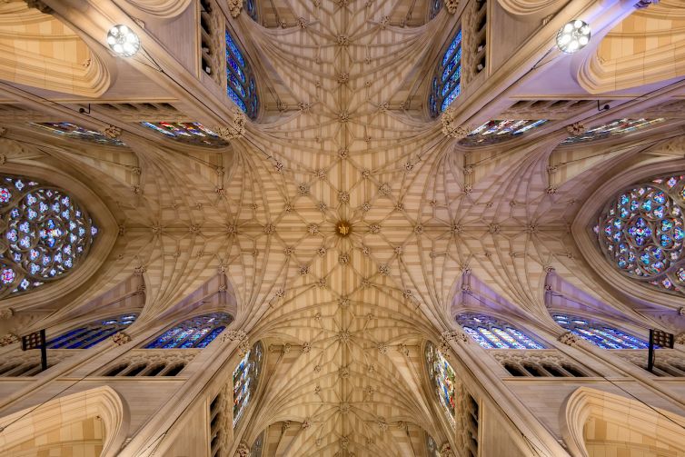 St. Patricks Cathedral roof in New York