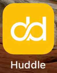 huddle mobiele applicatie