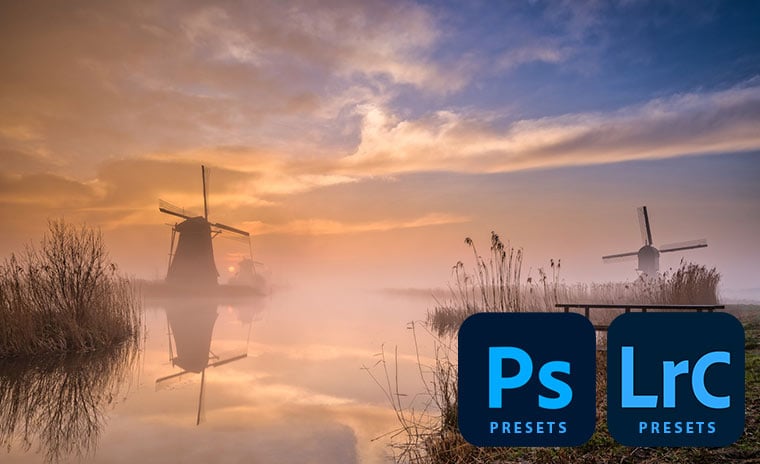 Landschap presets voor photoshop en lightroom