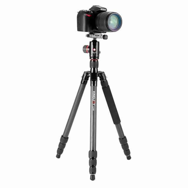 Kingjoy K1208 + QH10 Carbon statief met camera