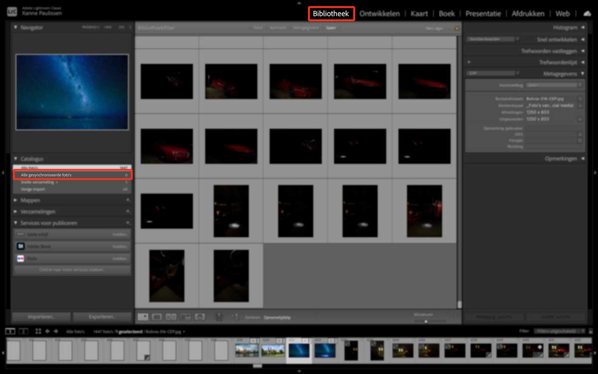 lightroom synchroniseren en gebruiken vanaf meerdere apparaten