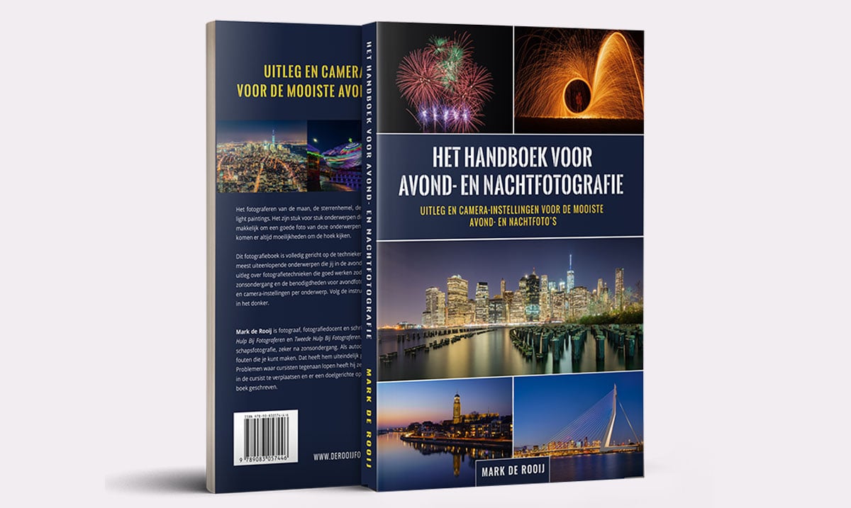 Avondfotografie en Nachtfotografie boek van Mark de Rooij