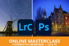 Online masterclass avondfoto's bewerken in Lightroom en Photoshop