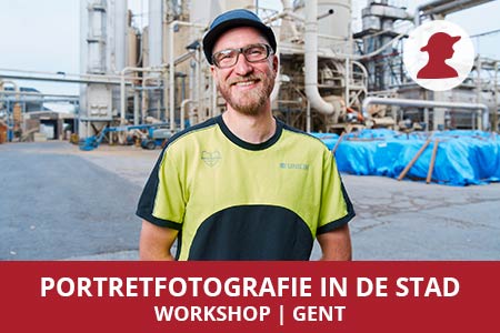 Portretfoto's leren maken op locatie in Gent