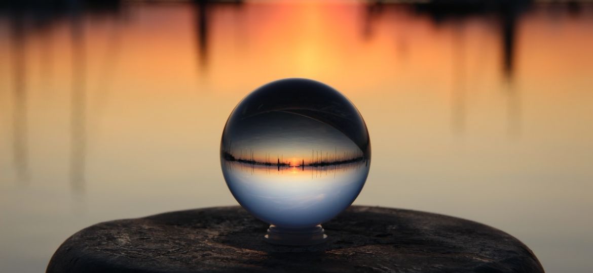 Fotograferen met een lansball glazen bol