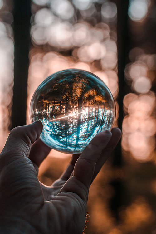 Fotograferen met een glazen bol (lensbal)