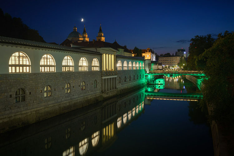 Fotoreis Slovenië - Nachtfotografie in Ljubljana Fotografiereizen naar Slovenië - Avondfotografie in Ljubljana