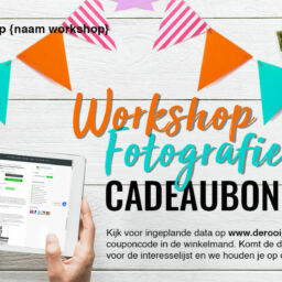 Cadeaubon fotografie workshop