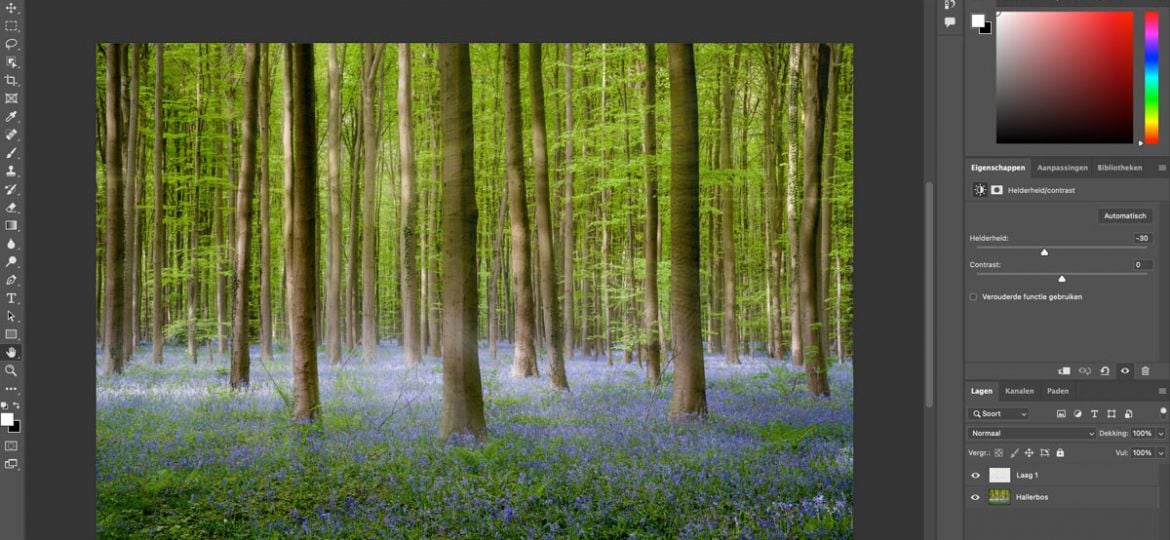 Zonneharpen en zonnestralen toevoegen aan een foto met adobe photoshop