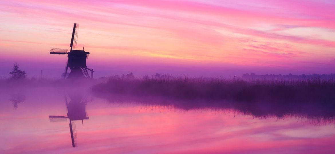 Mooiste zonsopkomst bij landschapsfotografie