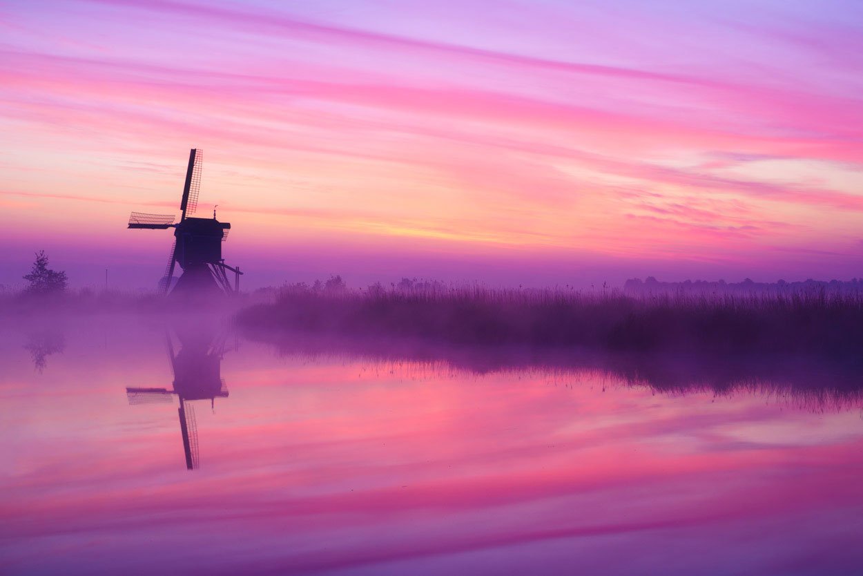 Mooiste zonsopkomst bij landschapsfotografie