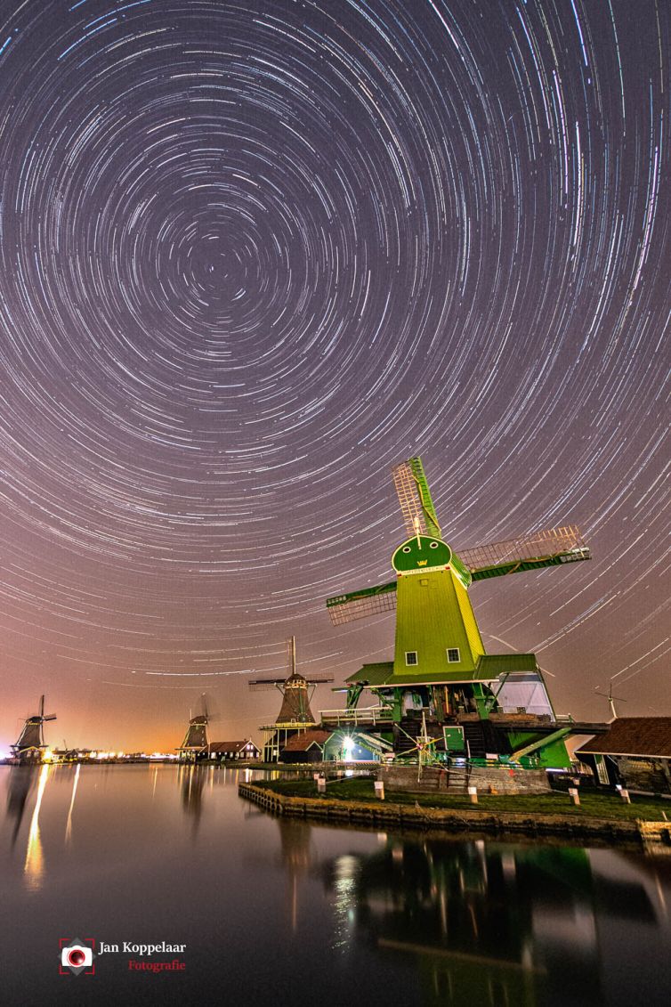 Nachtfotografie Startrail