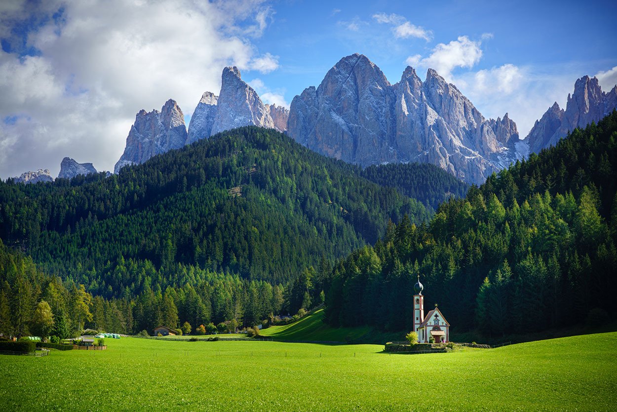 Val di Funes in de Italiaanse Dolomieten