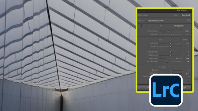 Lightroom tutorial architectuurfoto bewerken