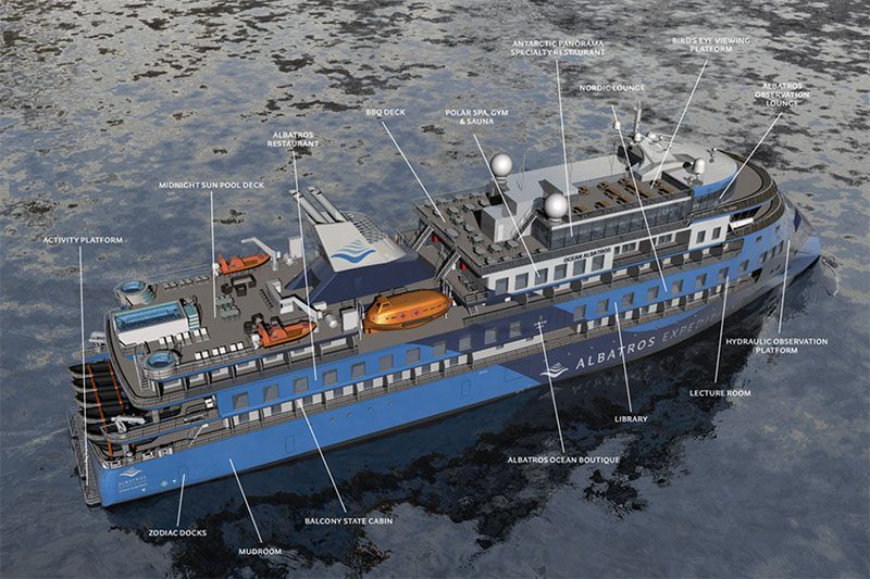 MS Ocean Albatros Plattegrond (map)