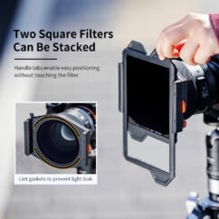 K&F Concept KF-1808 filterkit - Filters stapelen