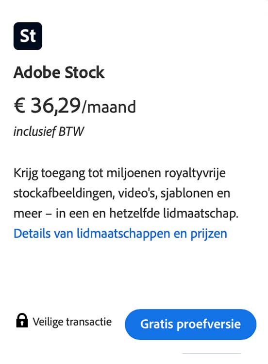 adobe stock lidmaatschap uitleg