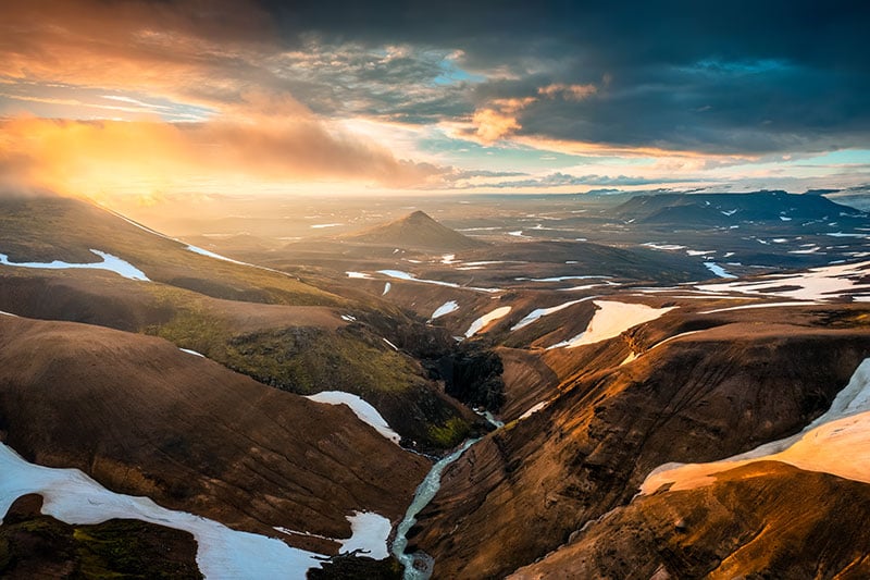 Fotoreis IJsland - Kerlingarfjoll binnenland (zonsondergang)