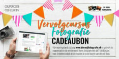 Cadeaubon vervolgcursus fotografie