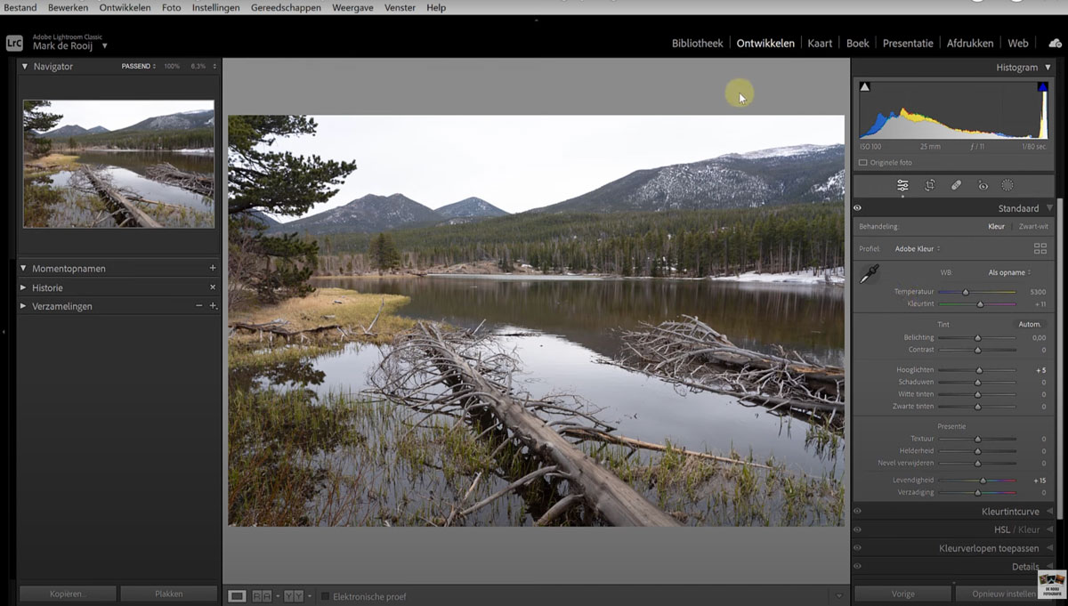 details bewolkte lucht bewerken lightroom