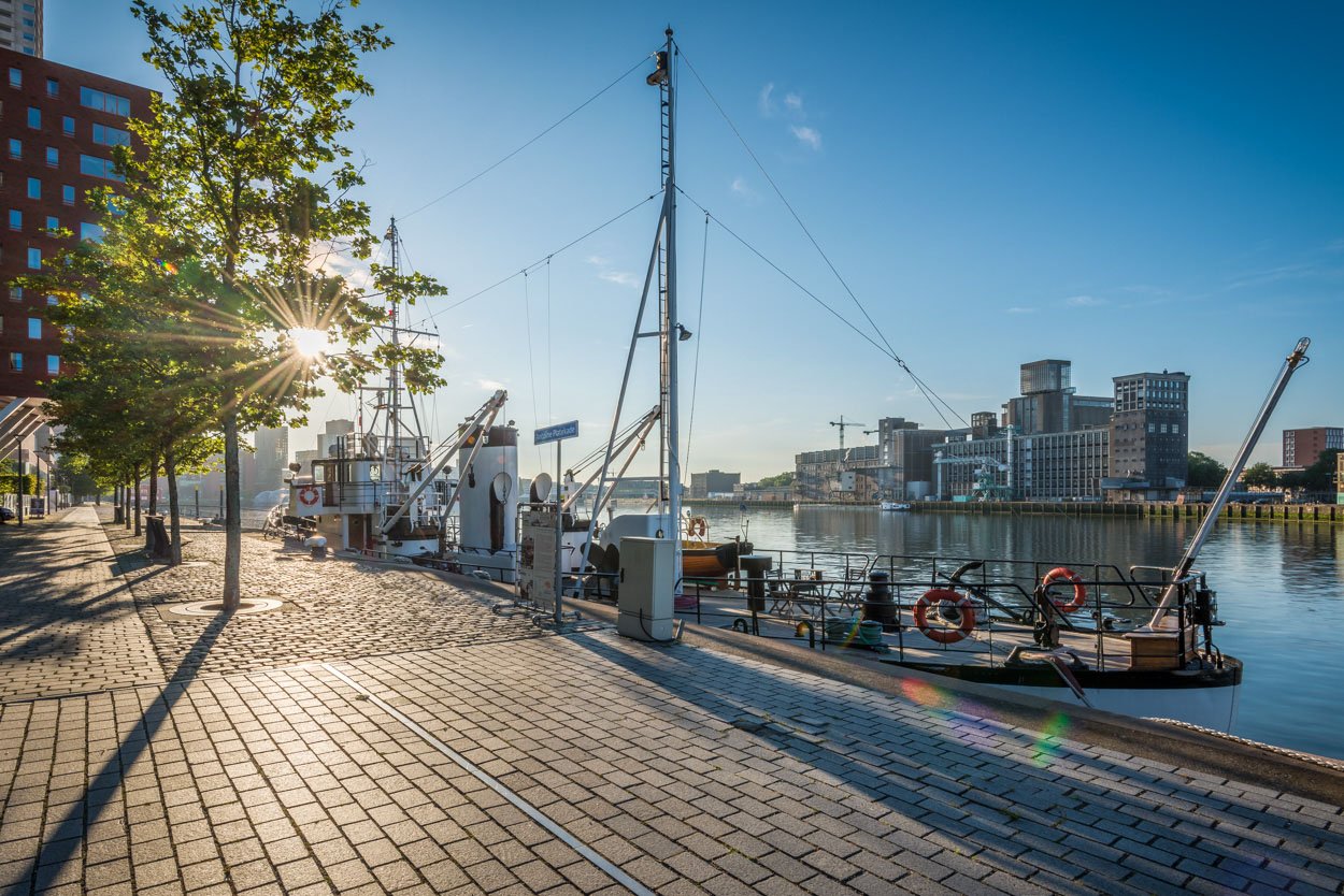 groothoek foto rechtzetten uitleg voorbeeld