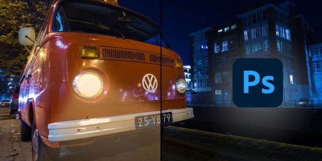 licht-toevoegen-auto-lantaarn-photoshop