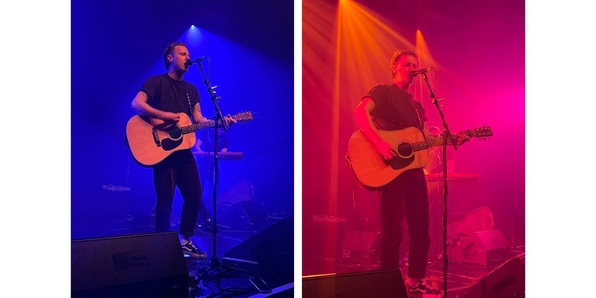 verlichting spotlights concert fotografie smartphone