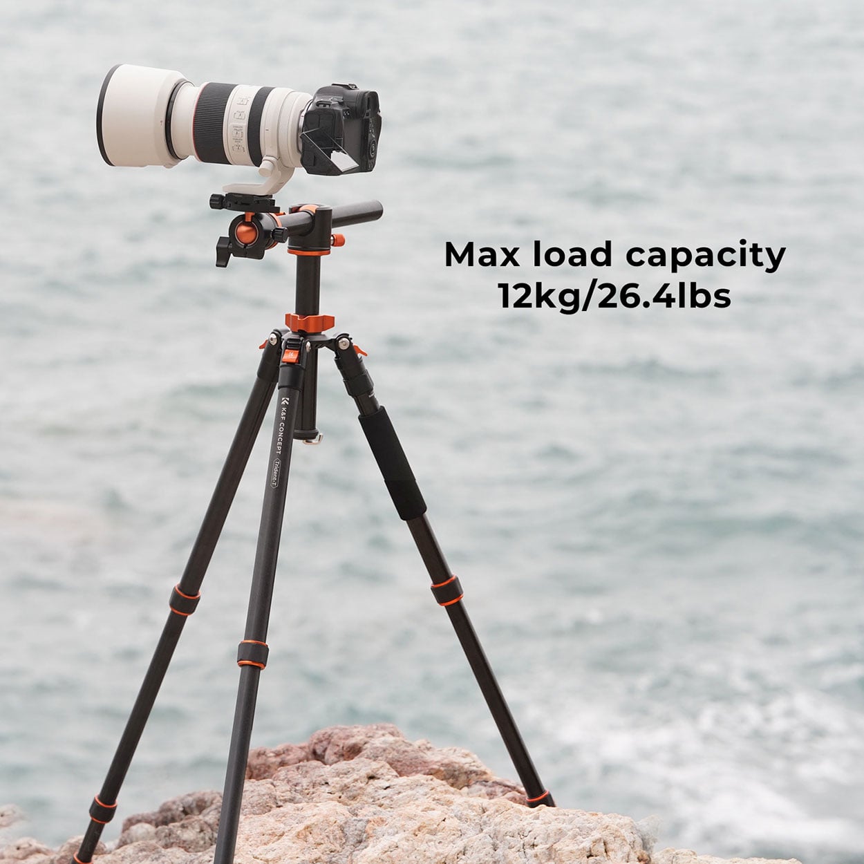 K&F Concept 163cm Camera Tripod with Phone Holder, Lightweight Aluminum Tripod, Compact Camera Tripod with 360° Ball Head and Fast Version Plate for Cameras/DSLR (Only 1.24kg K&F Concept 163cm Camera Tripod with Phone Holder, Lightweight Aluminum Tripod, Compact Camera Tripod with 360° Ball Head and Fast Version Plate for Cameras/DSLR (Only 1.24kg