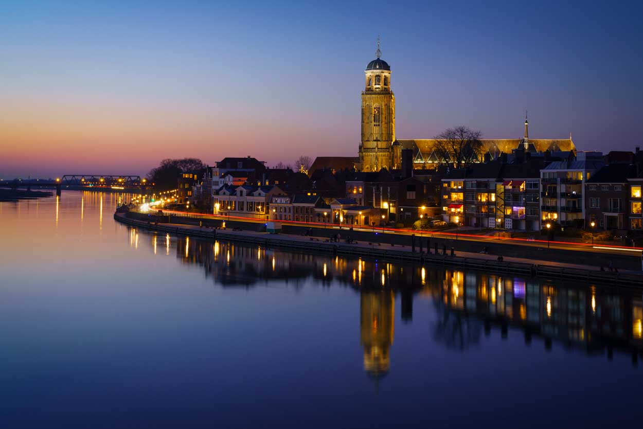 Workshop avondfotografie Deventer - Zonsondergang