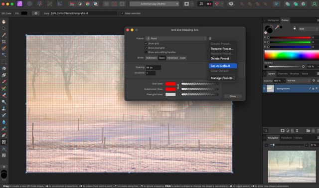 affinity-photo-raster-grid-toevoegen-aanpassen