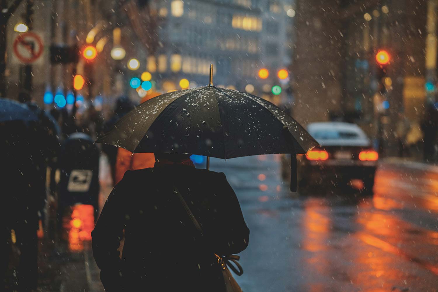 fotografie tip regen fotograferen in de avond bokeh