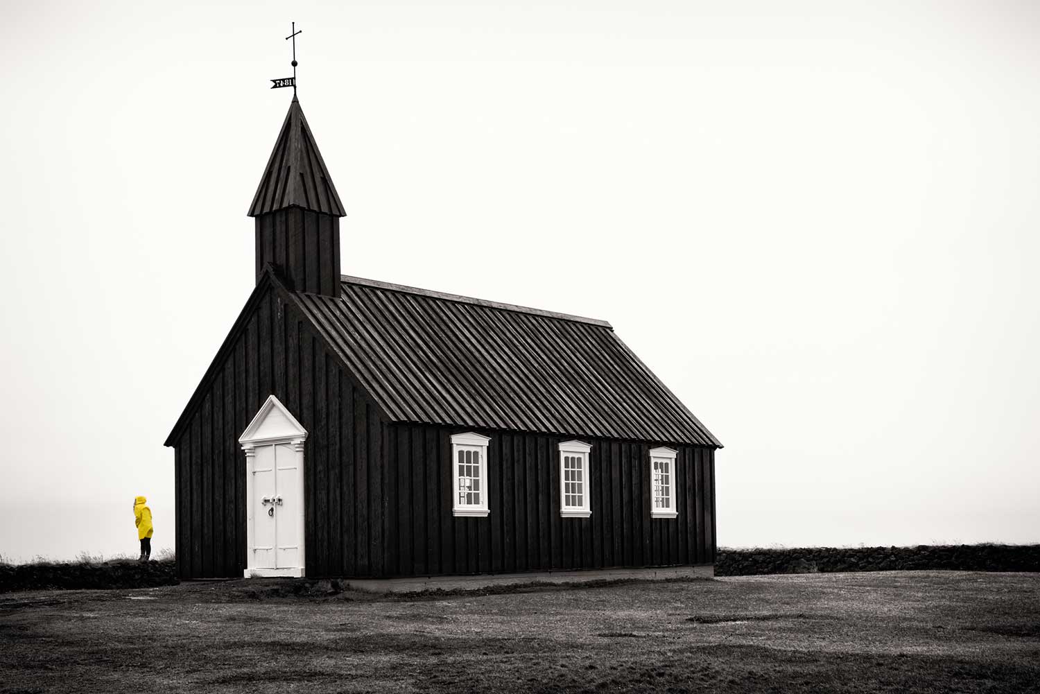 Fotoreis naar IJsland - Búdakirkja in Budir fotograferen Fotoreis naar IJsland - Búdakirkja in Budir fotograferen