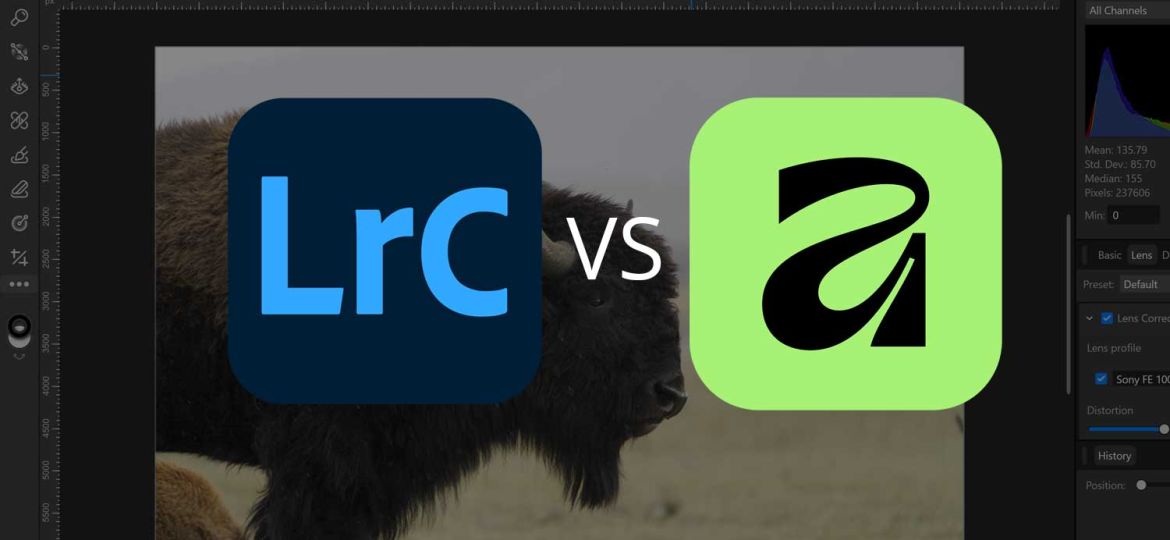 Adobe Lightroom vs Affinity v3 van Canva