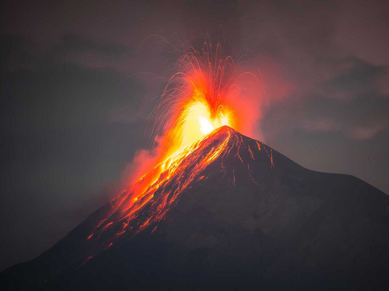 Fotografiereis Guatemala - Volcan de Fuego fotograferen