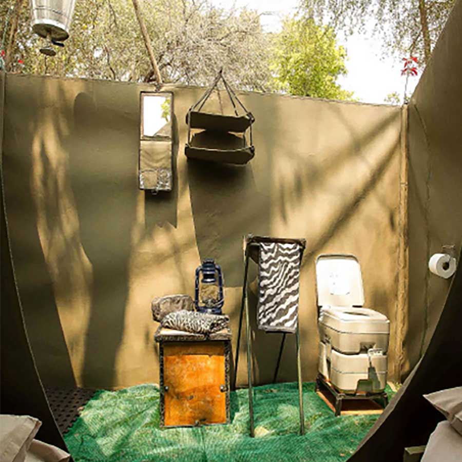 Fotoreis Botswana in luxe sahara tenten