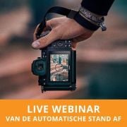 Live fotografie webinar - Van de automatische stand af